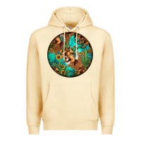 Pina Colada western pattern circle Premium Hoodie - Jasminsmagicworld