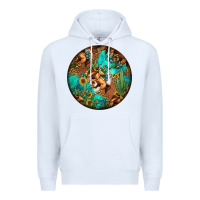 White western pattern circle Premium Hoodie - Jasminsmagicworld