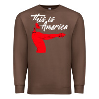 Chestnut this is america meme Premium Sweatshirt - linhVisuals