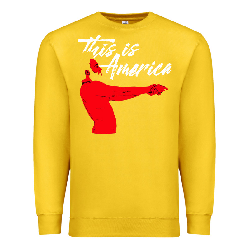 This Is America Meme Premium Sweatshirt by linhVisuals | Teevron
