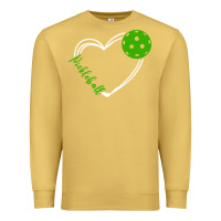 Antique Gold love pickleball women Premium Sweatshirt - linhVisuals