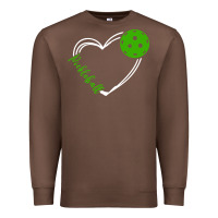 Chestnut love pickleball women Premium Sweatshirt - linhVisuals