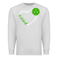 Dove Grey love pickleball women Premium Sweatshirt - linhVisuals