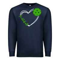 Navy love pickleball women Premium Sweatshirt - linhVisuals