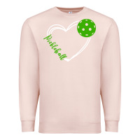 Pale Pink love pickleball women Premium Sweatshirt - linhVisuals