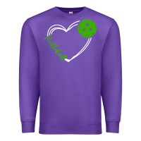 Purple love pickleball women Premium Sweatshirt - linhVisuals