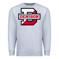 Heather Grey denison high school Premium Sweatshirt - linhVisuals