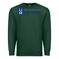 Sports Green University Of Memphis Wordmark Premium Sweatshirt - linhVisuals