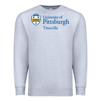 Heather Grey University Of Pittsburgh At Titusville New Premium Sweatshirt - linhVisuals