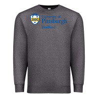 Charcoal Heather University Of Pittsburgh At Bradford New Premium Sweatshirt - linhVisuals