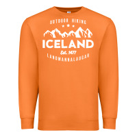 Carrot iceland hiking landmannalaugar est 1477 Premium Sweatshirt - linhVisuals