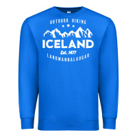 True Royal iceland hiking landmannalaugar est 1477 Premium Sweatshirt - linhVisuals