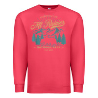 Cardinal mount rainier national park washington usa vacation hiking Premium Sweatshirt - linhVisuals