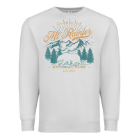 Dove Grey mount rainier national park washington usa vacation hiking Premium Sweatshirt - linhVisuals