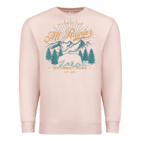 Pale Pink mount rainier national park washington usa vacation hiking Premium Sweatshirt - linhVisuals