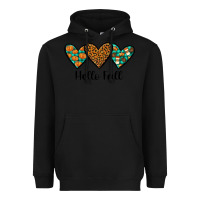 Black hello fall Heavyweight Hoodie - JahusDesignShop