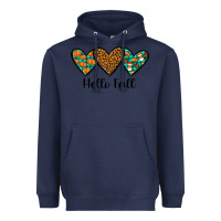 Navy hello fall Heavyweight Hoodie - JahusDesignShop