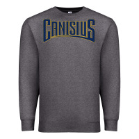 Charcoal Heather Canisius Athletics Wordmark Premium Sweatshirt - linhVisuals