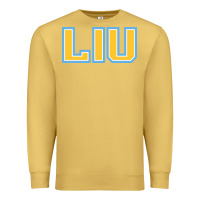 Antique Gold Liu Gold Wordmark Premium Sweatshirt - linhVisuals