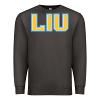 Smoke Liu Gold Wordmark Premium Sweatshirt - linhVisuals