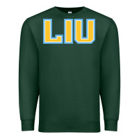 Sports Green Liu Gold Wordmark Premium Sweatshirt - linhVisuals