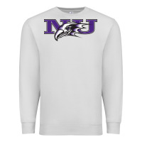 Dove Grey Niagara Purple Eagles Premium Sweatshirt - linhVisuals