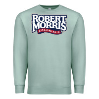 Seafoam Robert Morris Colonials Wordmark Premium Sweatshirt - linhVisuals