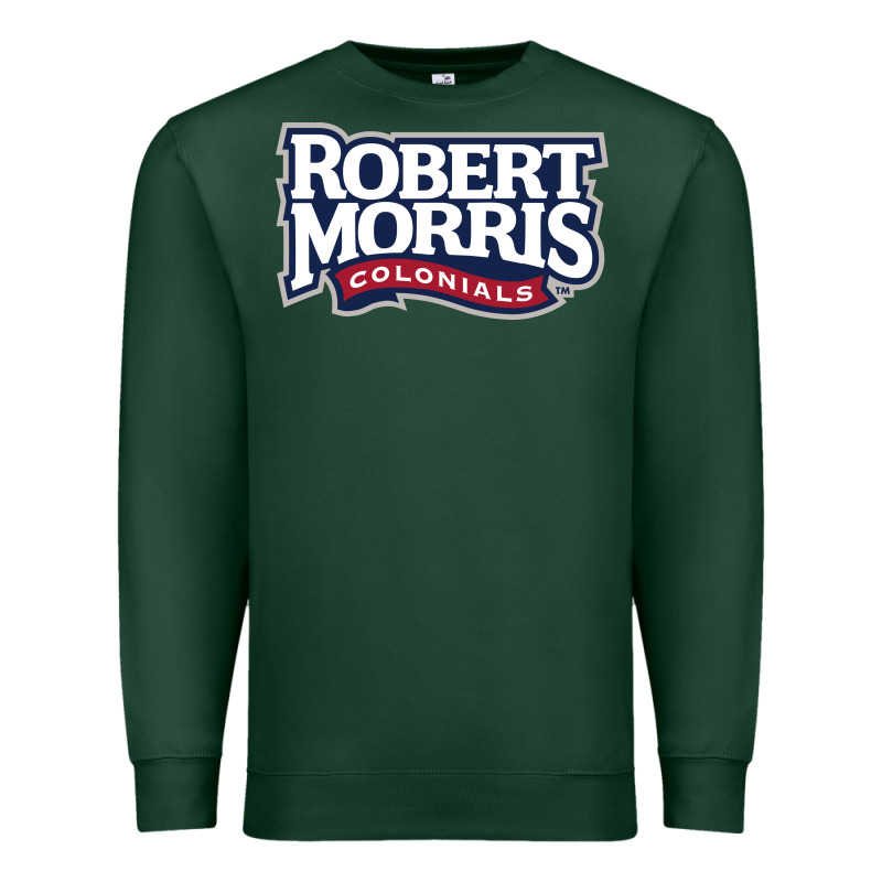 Robert Morris Colonials Wordmark Premium Sweatshirt by linhVisuals | Teevron