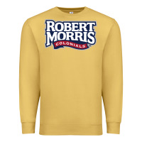 Antique Gold Robert Morris Colonials Wordmark Premium Sweatshirt - linhVisuals