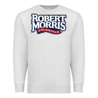 Oatmeal Heather Robert Morris Colonials Wordmark Premium Sweatshirt - linhVisuals