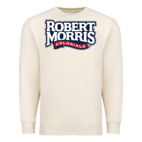 Sandshell Robert Morris Colonials Wordmark Premium Sweatshirt - linhVisuals