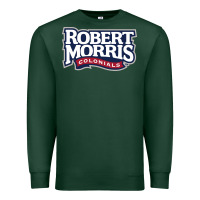 Sports Green Robert Morris Colonials Wordmark Premium Sweatshirt - linhVisuals
