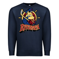 Navy peoria rivermen Premium Sweatshirt - linhVisuals