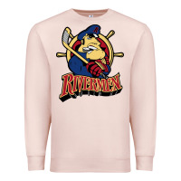 Pale Pink peoria rivermen Premium Sweatshirt - linhVisuals