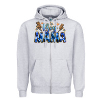 Heather Grey boy mama Zipper Hoodie - JahusDesignShop