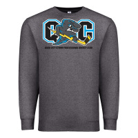 Charcoal Heather quad city storm Premium Sweatshirt - linhVisuals