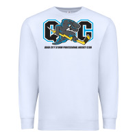 White quad city storm Premium Sweatshirt - linhVisuals