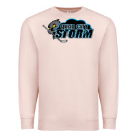 Pale Pink quad city storm Premium Sweatshirt - linhVisuals