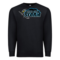 Black quad city storm Premium Sweatshirt - linhVisuals