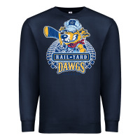 Navy roanoke rail yard dawgs Premium Sweatshirt - linhVisuals