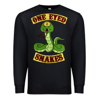 Black one eyed snakes Premium Sweatshirt - linhVisuals
