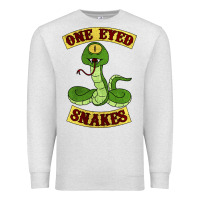 Oatmeal Heather one eyed snakes Premium Sweatshirt - linhVisuals