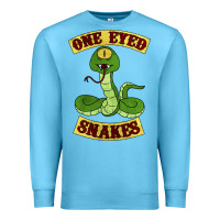 Ocean Blue one eyed snakes Premium Sweatshirt - linhVisuals