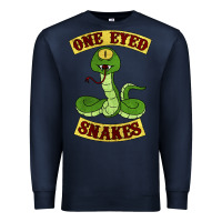 Navy one eyed snakes Premium Sweatshirt - linhVisuals