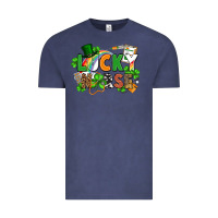 Vintage Denim lucky nurse St. Patrick's Day Vintage Tee - FaDigitalArtStudio