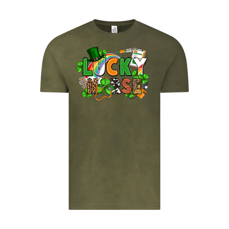 Lucky Nurse St. Patrick's Day Vintage Tee by FaDigitalArtStudio | Teevron