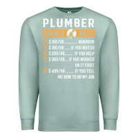 Seafoam funny plumber gifts   plumber hourly rate hoodie Premium Sweatshirt - linhVisuals