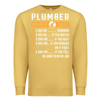 Antique Gold funny plumber gifts   plumber hourly rate hoodie Premium Sweatshirt - linhVisuals