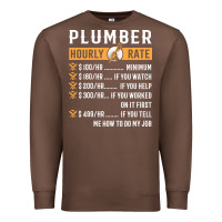 Chestnut funny plumber gifts   plumber hourly rate hoodie Premium Sweatshirt - linhVisuals