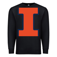 Black Illinois Fighting Illini, Merch Premium Sweatshirt - linhVisuals